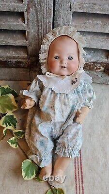 Ancien Petit Bebe A. Marseille 351 3 Tete Pleine Poupee Jouet Jeux