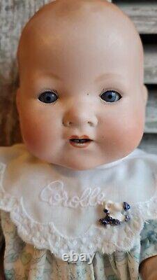 Ancien Petit Bebe A. Marseille 351 3 Tete Pleine Poupee Jouet Jeux
