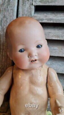 Ancien Petit Bebe A. Marseille 351 3 Tete Pleine Poupee Jouet Jeux