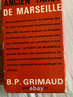 Ancien Tarot de Marseille. Grimaud. 1969. Complet. Avec manuel. Bon état
