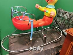 Ancien cheval à bascule CANOVA années 1950 / 1960. Ma réf. EB