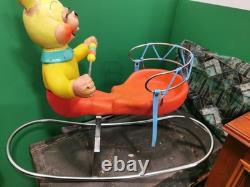 Ancien cheval à bascule CANOVA années 1950 / 1960. Ma réf. EB