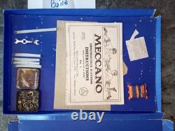 Ancien coffret MECCANO Constructeur d'avion N°1 -Très incomplet defauts boiteA