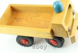 Ancien grand camion en bois jouet deco rétro vintage collection