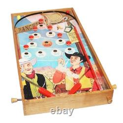 Ancien jeu / Flipper de table en bois modèle Far West / Cowboy