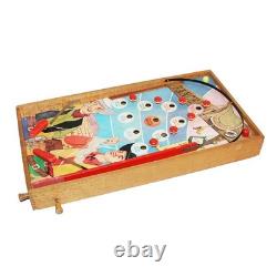 Ancien jeu / Flipper de table en bois modèle Far West / Cowboy