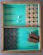 Ancien Jeu De Backgammon Tric-trac Jacquet Dames En Marqueterie Années 20