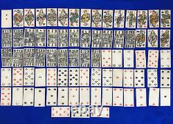 Ancien jeu de cartes C. L WUST karte card playing FRANKFURT 78 complet