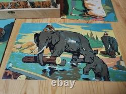 Ancien jeu de cubes (24 cubes) fin 19e début 20e S