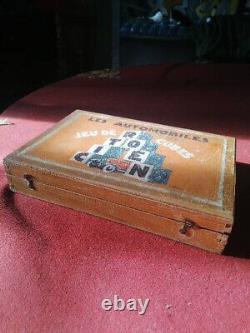 Ancien jeu de cubes auto marque A. Citroën 1925