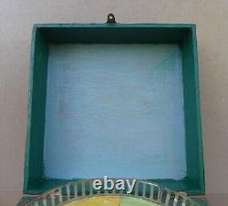 Ancien jeu estaminet MJ & Cie RARE loterie roulette BOIS MARCHE old wooden game