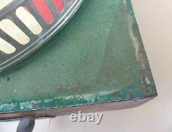 Ancien jeu estaminet MJ & Cie RARE loterie roulette BOIS MARCHE old wooden game