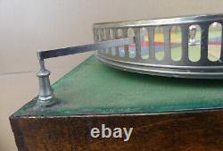 Ancien jeu estaminet MJ & Cie RARE loterie roulette BOIS MARCHE old wooden game