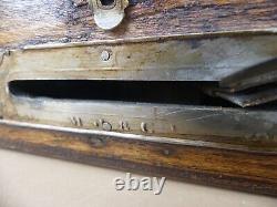 Ancien jeu estaminet MJ & Cie RARE loterie roulette BOIS MARCHE old wooden game