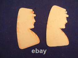 Ancien jeu illusion optique fil géographique silhouette pochette d'origine 1920