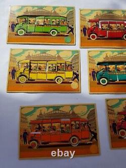 Ancien jeux de société LOTO-BUS devant l'opéra Garnier avec notice