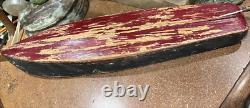 Ancien jeux jouet bateau maquette RIVA barca modelisme en bois en carcasse