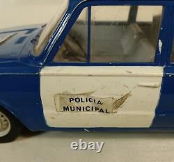 Ancien jeux, jouet en tôle Rico Fiat 124 Break police municipale