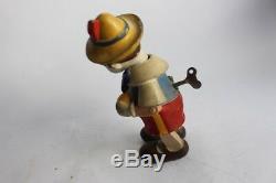 Ancien jouet Pinocchio mécanique Les Jouets Création (40646)