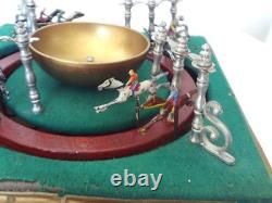 Ancien jouet de bistrot CHEVEAUX TIERCE TURFISTE fonctionne en malette