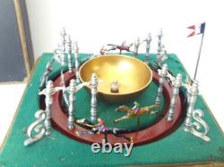 Ancien jouet de bistrot CHEVEAUX TIERCE TURFISTE fonctionne en malette