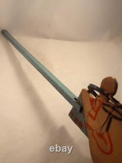 Ancien jouet jeu d'anneau bois PYF-ARY Pr Nimbus savant BD DAIX Mundi année 40