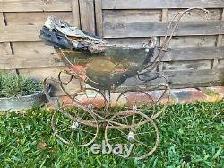 Ancien landau de poupée époque Napoléon III, pour poupée Jumeau, SFBJ, Steiner
