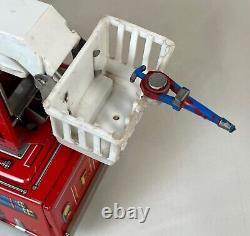 Ancien vintage jeux, jouet Sh Horikawa Japon camion de pompier collection