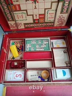 Ancienne Mallette de Jeux Caisse Le Nain Jaune Circa 1900