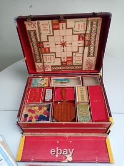 Ancienne Mallette de Jeux Caisse Le Nain Jaune Circa 1900