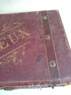 Ancienne Mallette de Jeux Caisse Le Nain Jaune Circa 1900