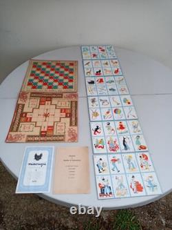 Ancienne Mallette de Jeux Caisse Le Nain Jaune Circa 1900