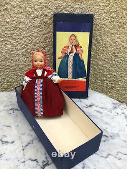Ancienne Poupée Russe Antique Doll Russian Dans sa Boîte Jouet Ancien