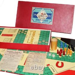 Ancienne boîte de jeu de société Turf-Coot / tiercé / turf / PMU