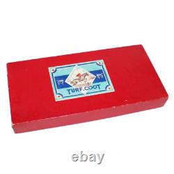 Ancienne boîte de jeu de société Turf-Coot / tiercé / turf / PMU