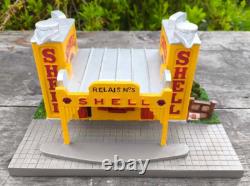 Ancienne station service en résine NOREV 1/43e Shell Relais N°5 boîte d'origine