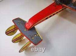 Avion Joustra ALBA Air France à moteur à clé Ultra Rare 6 hélices+éclairage