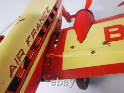 Avion Joustra ALBA Air France à moteur à clé Ultra Rare 6 hélices+éclairage