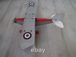 Avion. Tole. MECCANO. CONSTRUCTEURS D'AVION. GRAND HYDRAVION BIPLAN