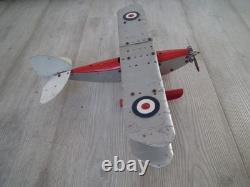 Avion. Tole. MECCANO. CONSTRUCTEURS D'AVION. GRAND HYDRAVION BIPLAN