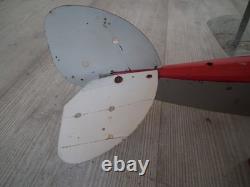 Avion. Tole. MECCANO. CONSTRUCTEURS D'AVION. GRAND HYDRAVION BIPLAN