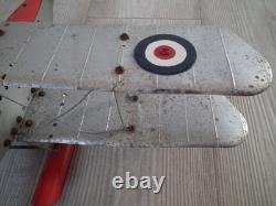 Avion. Tole. MECCANO. CONSTRUCTEURS D'AVION. GRAND HYDRAVION BIPLAN