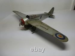 Avion tole. À friction. Monoplan à ailes repliables METTOY 1951