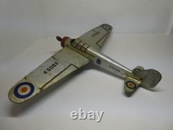 Avion tole. À friction. Monoplan à ailes repliables METTOY 1951