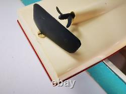 Bateau de course Alcyon Hornby 60-70 36cm Vintage Moteur fonctionne