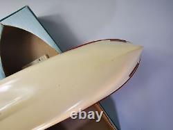 Bateau de course Alcyon Hornby 60-70 36cm Vintage Moteur fonctionne
