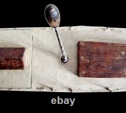 Bâteau navire de bassin 67 cm, mécanique, dans son coffret années 30