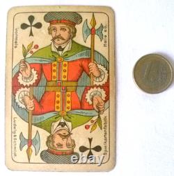 Beau Jeu De 32 Cartes Allemand Ludwig & Schmidt Halle Tampon Deutsches Reich