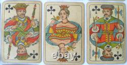 Beau Jeu De 32 Cartes Allemand Ludwig & Schmidt Halle Tampon Deutsches Reich