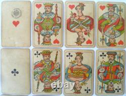 Beau Jeu De 32 Cartes Allemand Ludwig & Schmidt Halle Tampon Deutsches Reich